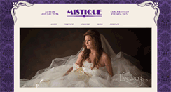 Desktop Screenshot of mistiquemakeup.com